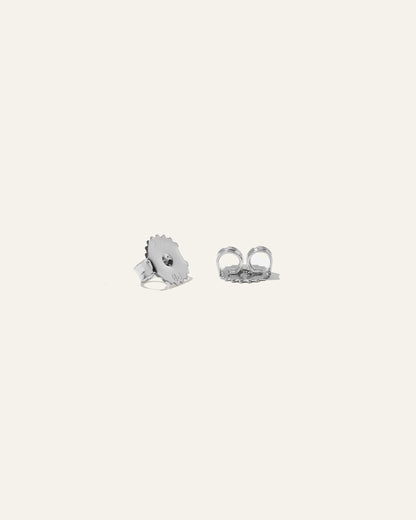 14k Gold Lab Grown Diamond Pear Solitaire Studs - 1ctw - One Size / White Gold