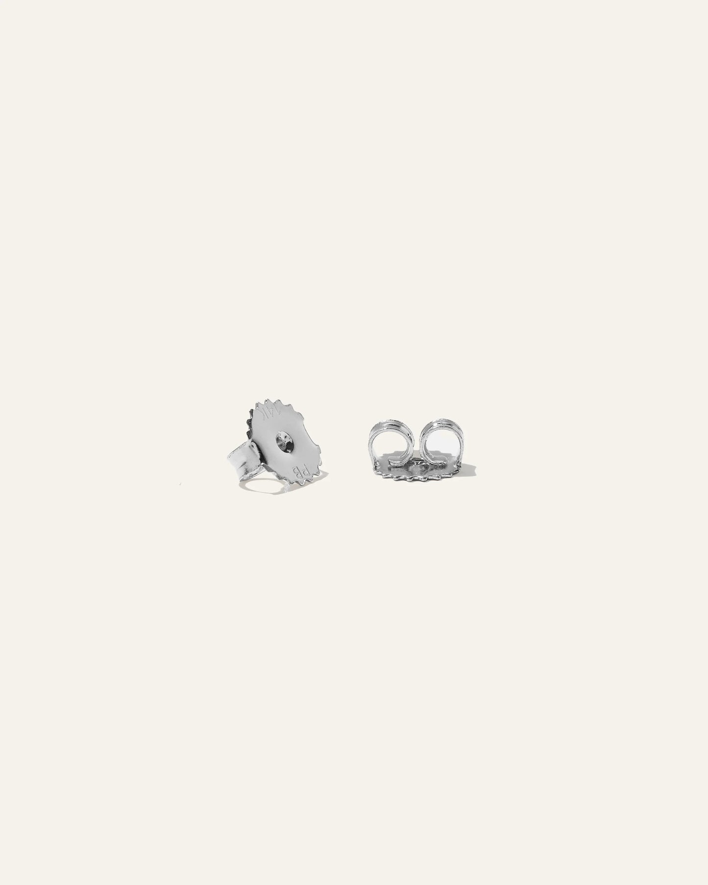 14k Gold Lab Grown Diamond Emerald Solitaire Studs - 2ctw - One Size / Yellow Gold