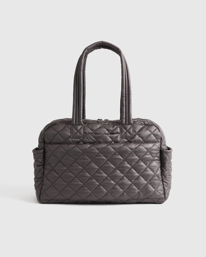 Transit Quilted Duffle Bag - One Size / Taupe Brown