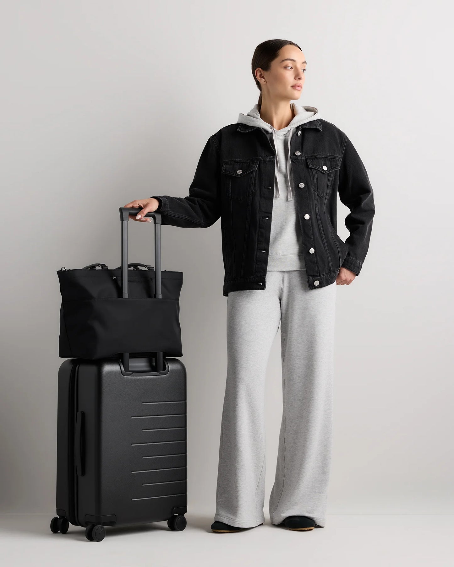 Voyage Nylon Travel Tote - One Size / Black