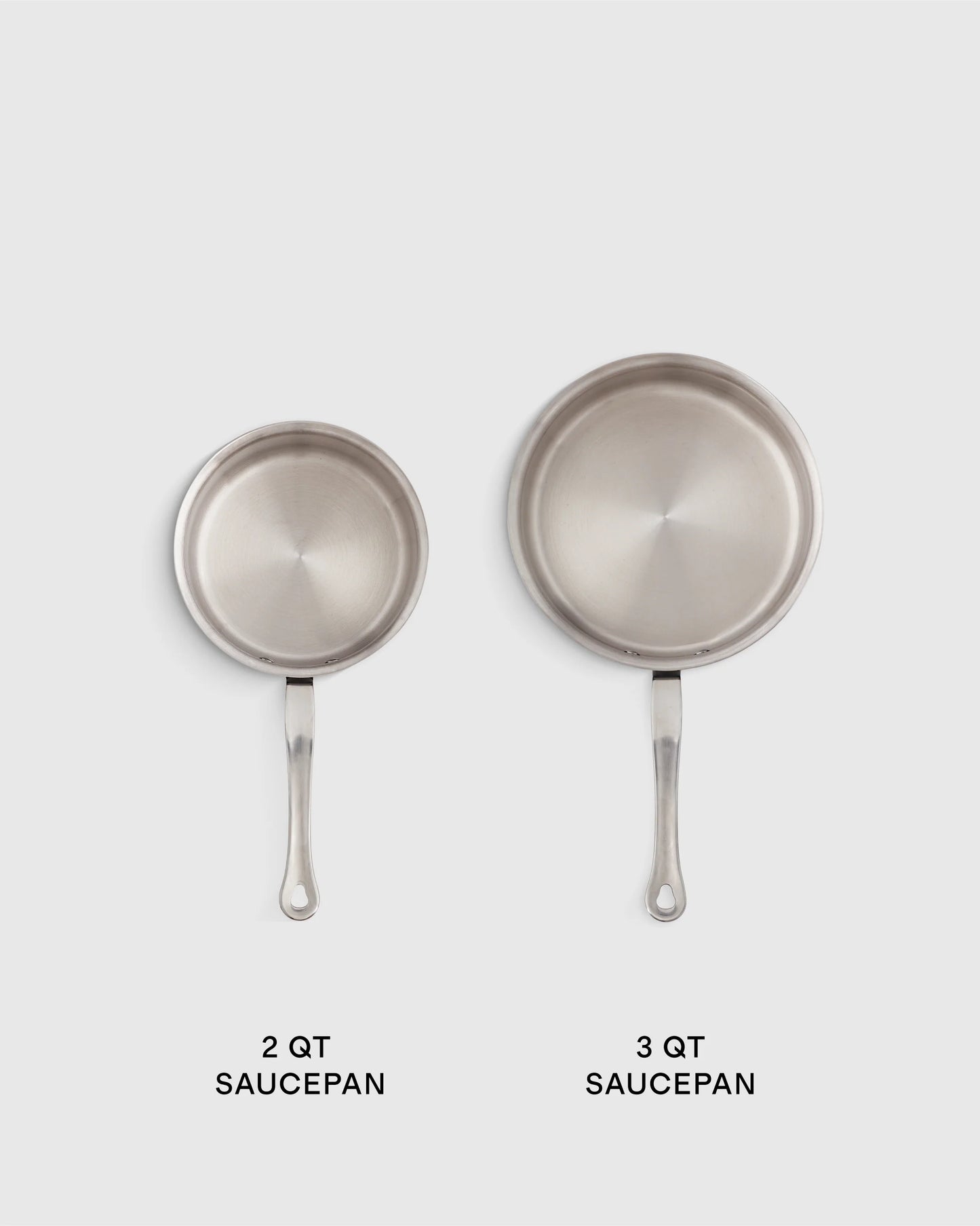 5-Ply Stainless Steel Saucepan - 2 QT / No Color