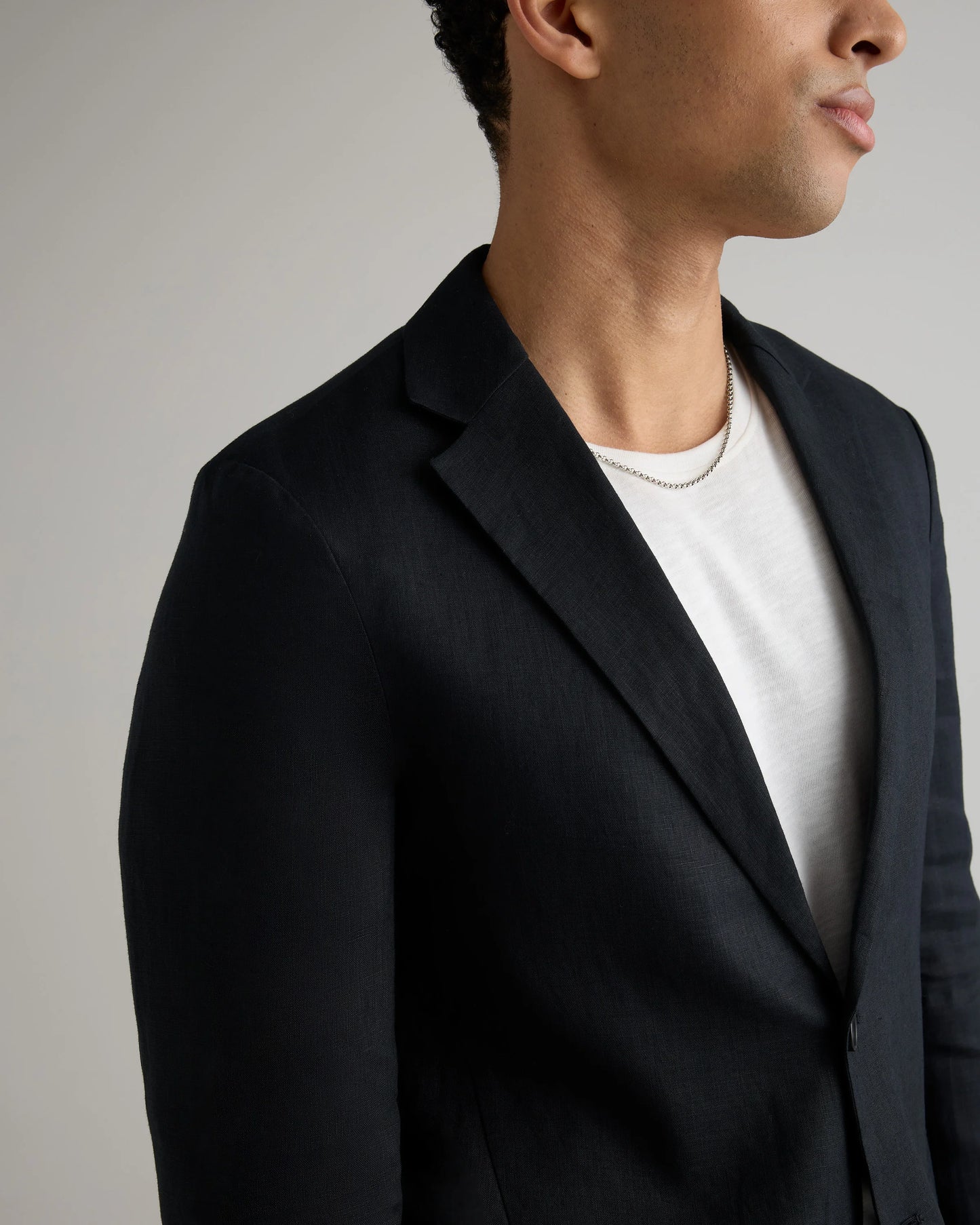 100% European Linen Blazer - XS / French Blue