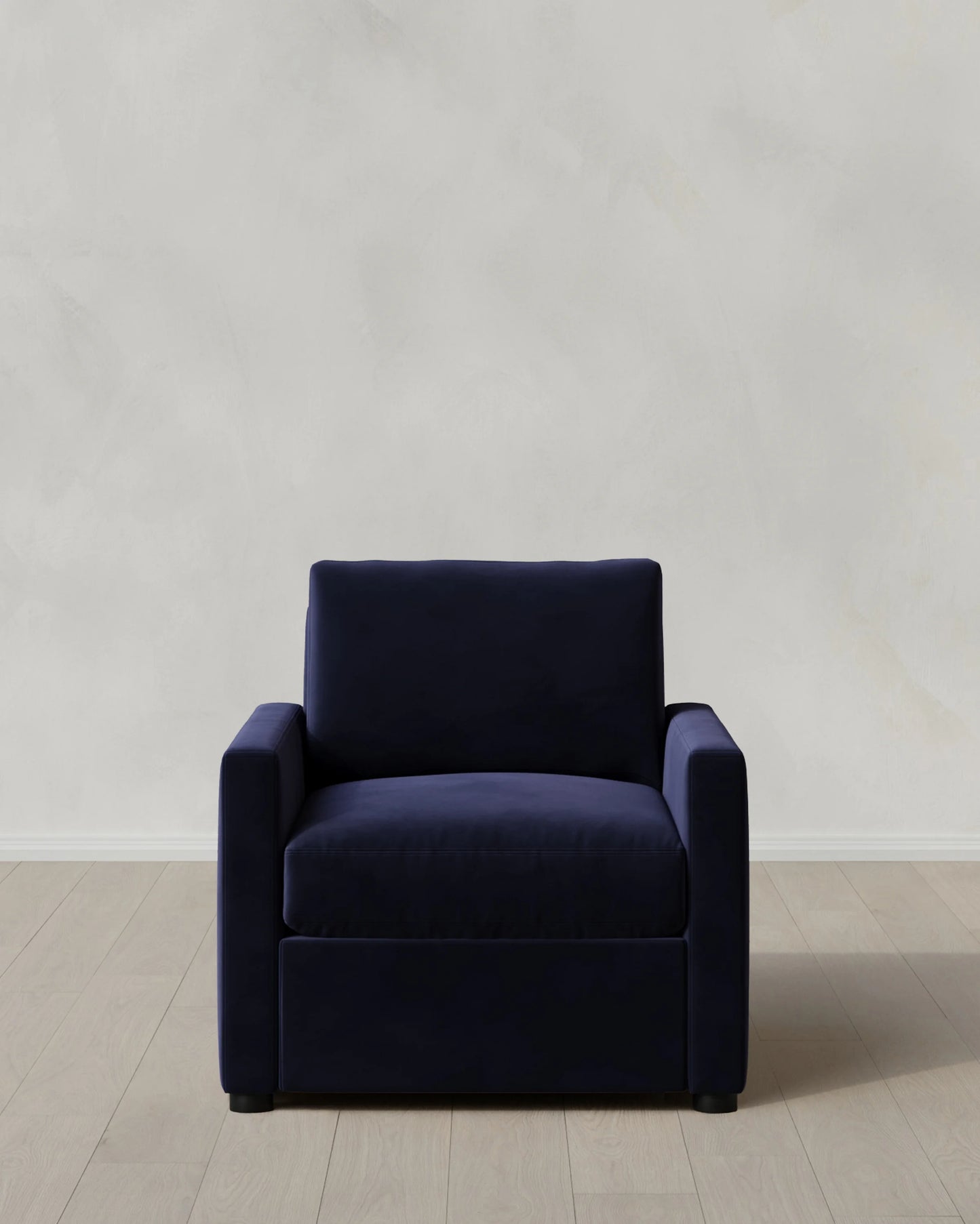 Brennan Accent Chair in Performance Velvet - One Size / Pine