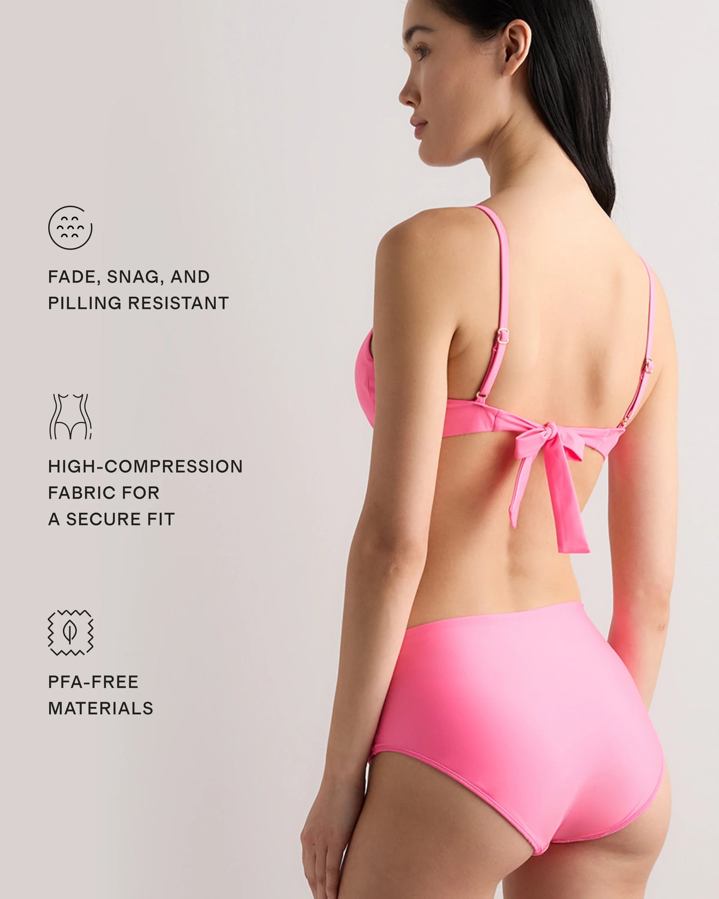 Italian High-Rise Bikini Bottom - XS / Black