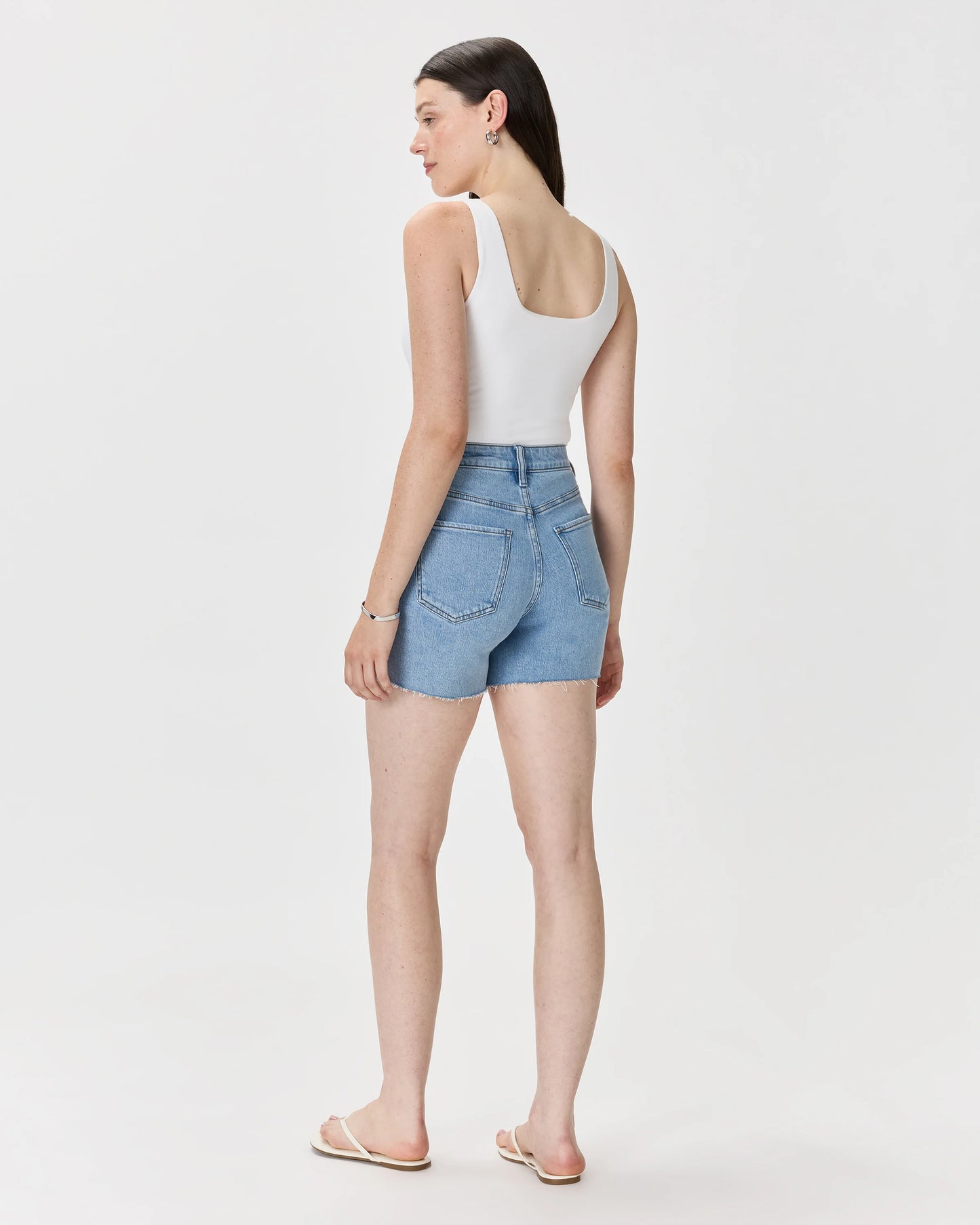 Bella Stretch Vintage Shorts - 24 / Obsidian Blue Fray