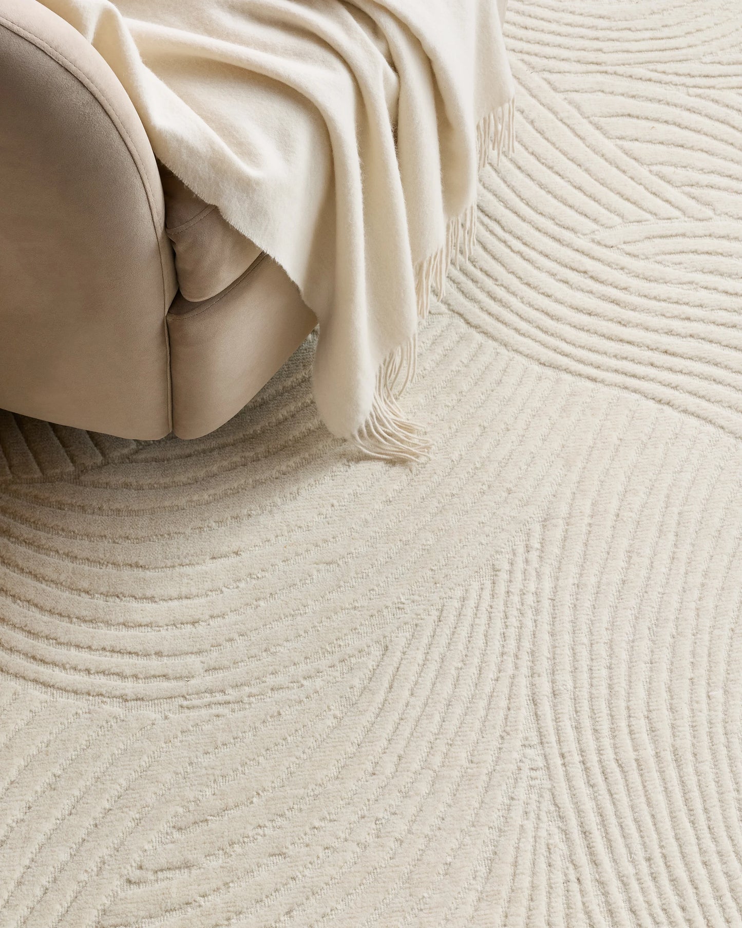 Windsor Hand-Loomed Wool Rug - 5' x 8' / Mushroom