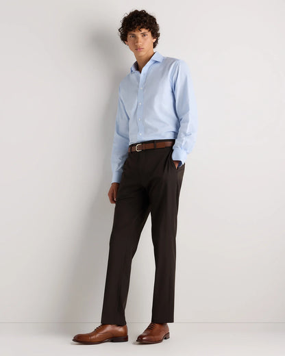 Organic Cotton Cashmere Dress Shirt - XS / Pale Blue