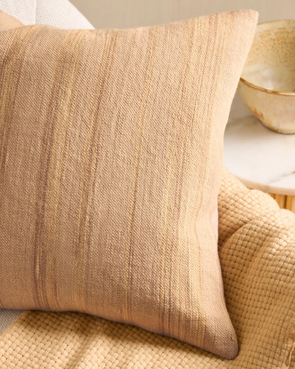 Melange Stripe Pillow Cover - 20x20 / Soft Blush