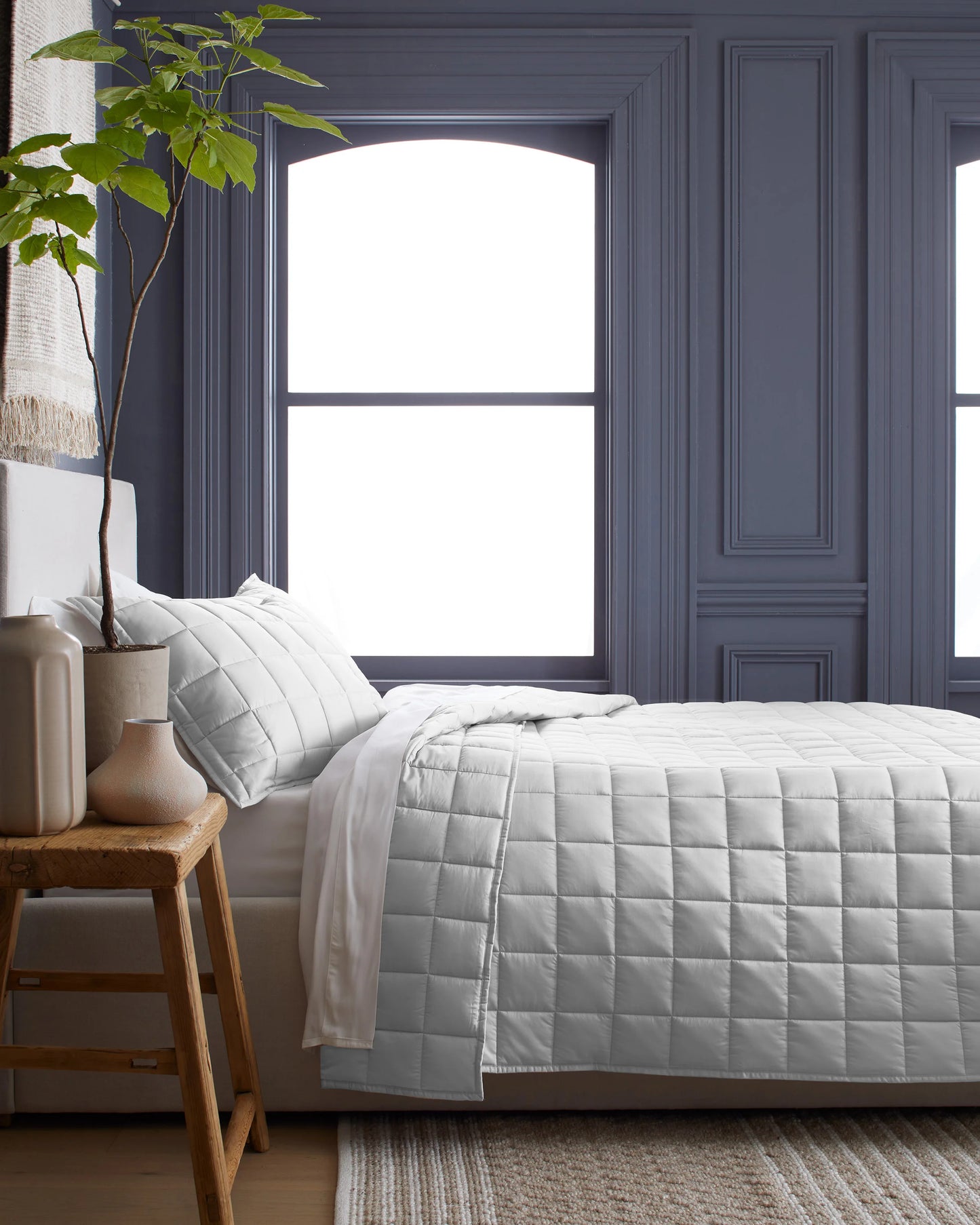 Bamboo Box Quilt Set - Twin / Sage