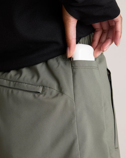 Micro Ripstop Mid-Rise Hike Shorts - XS / Heritage Olive