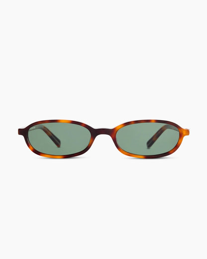 Hydra Polarized Acetate Sunglasses - One Size / Black with Green lens