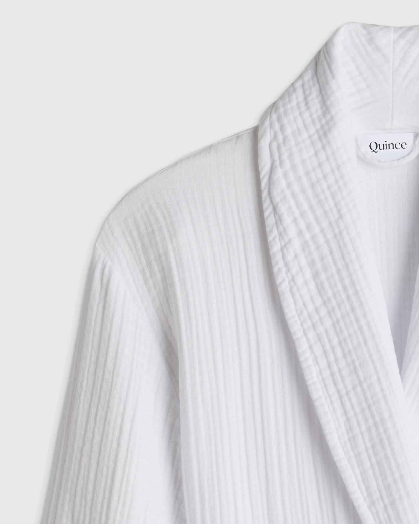 Soft Layered Turkish Cotton Robe - XS / White