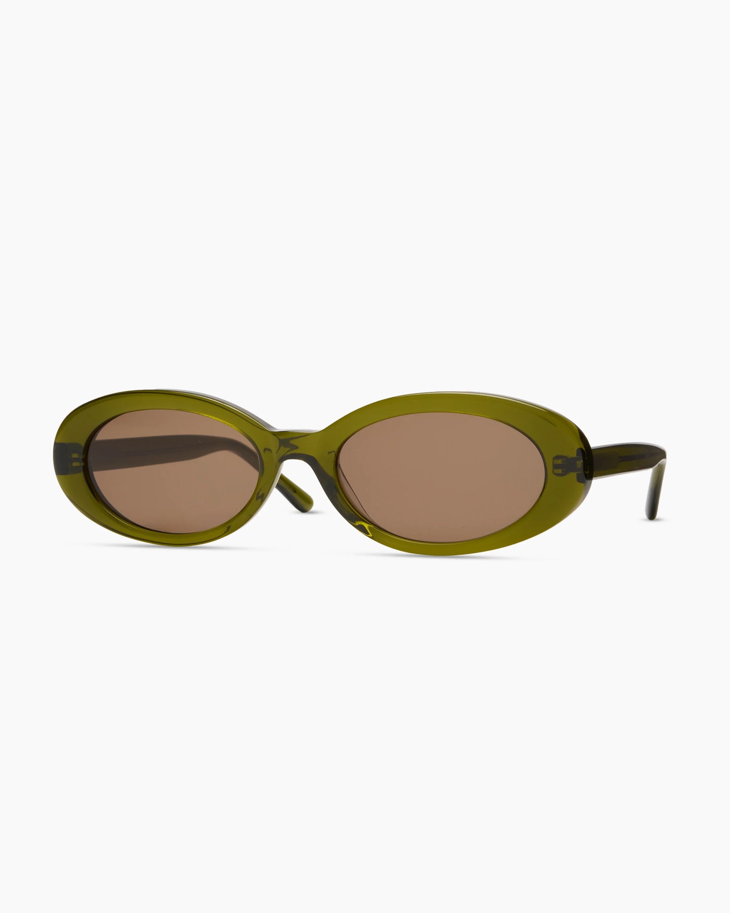 Bali Polarized Acetate Sunglasses - One Size / Moss with Brown lens
