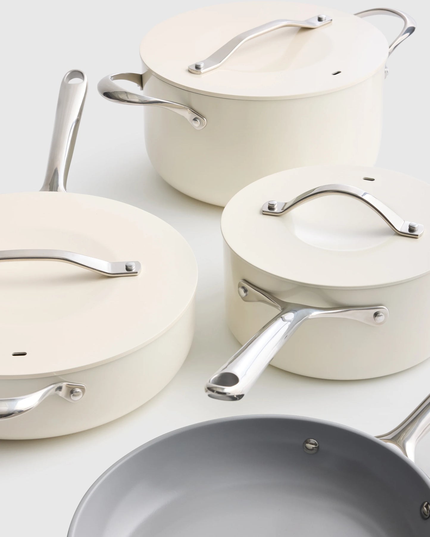 Ceramic Nonstick 7pc Cookware Set - One Size / Navy