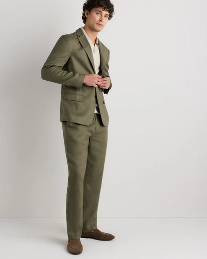 100% European Linen Blazer - XS / French Blue