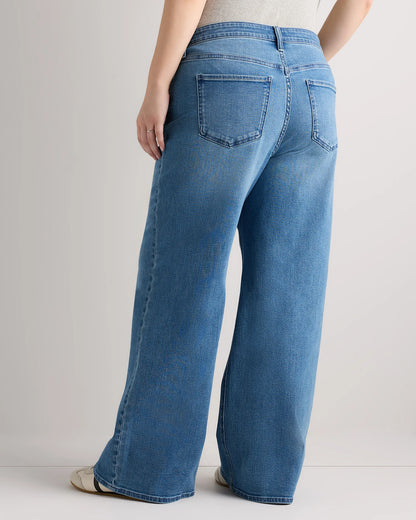 Bella Stretch Wide Leg Jeans - 33 / Midnight Blue