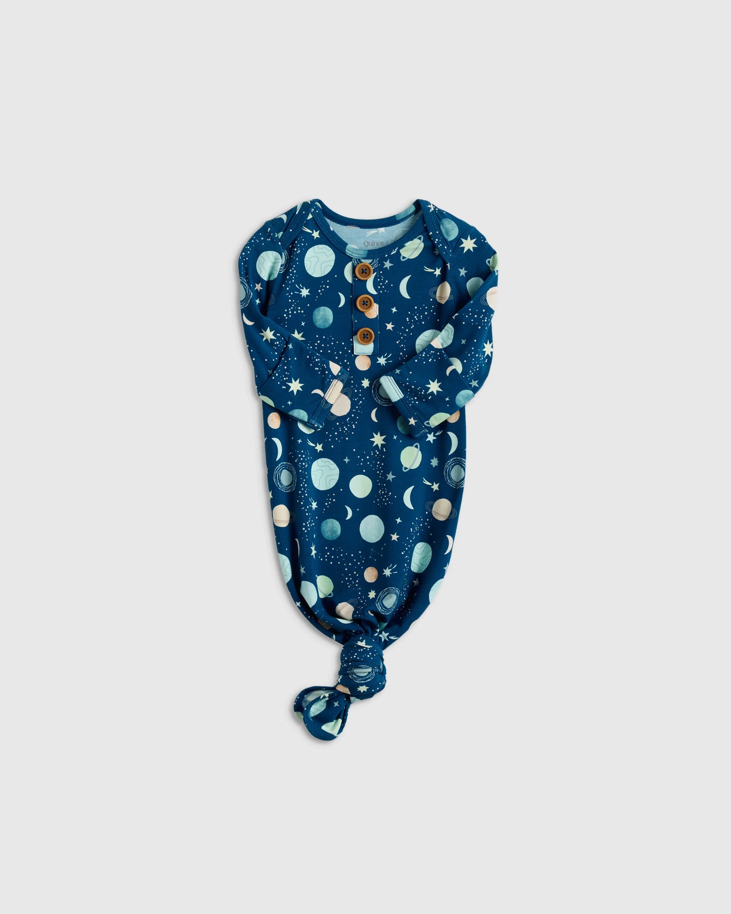 Bamboo Gown, Hat & Swaddle Layette Set - One Size / Celestial Dreams