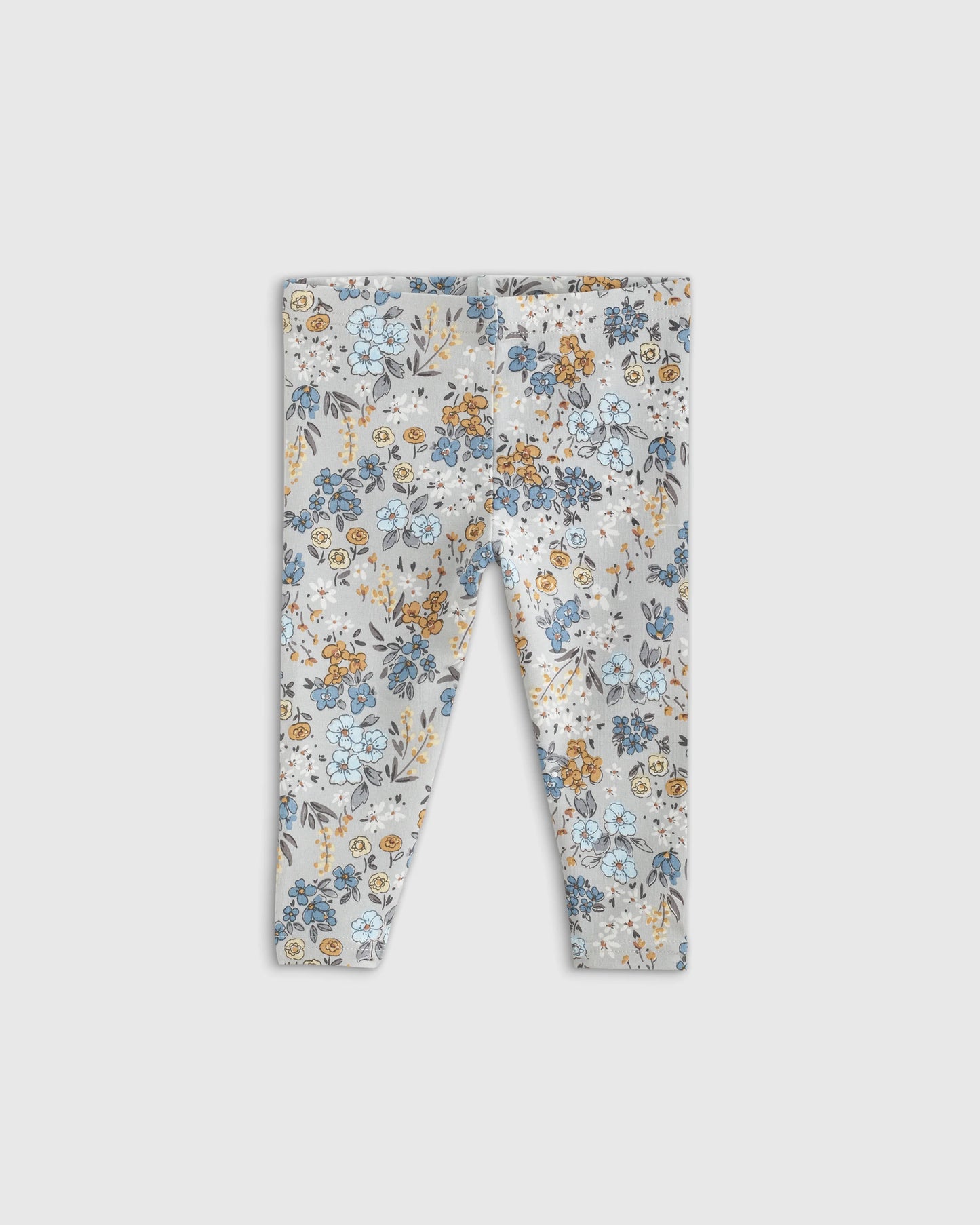 Organic Cotton Leggings 4-Pack - 0-3M / Golden Daisy/Black Dot