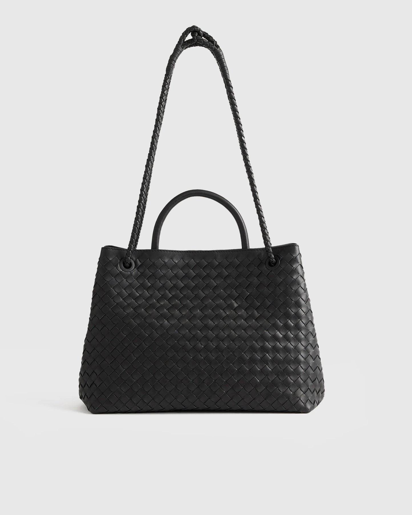 Romy Handwoven Satchel - One Size / Cognac