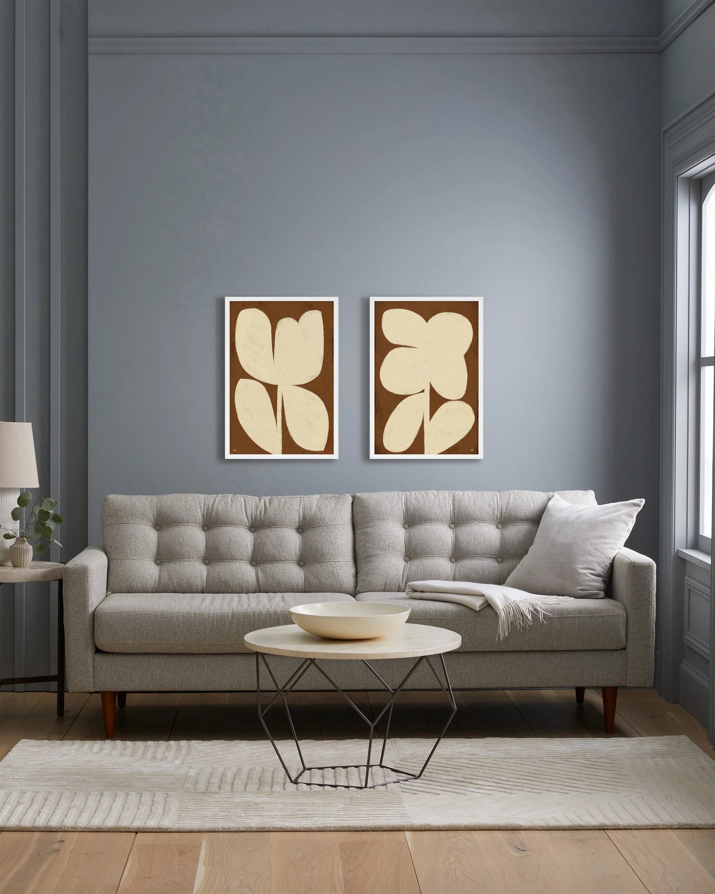 Perennial by Marco Marella (Set of 2) - 17.25"x25.25" / Oak