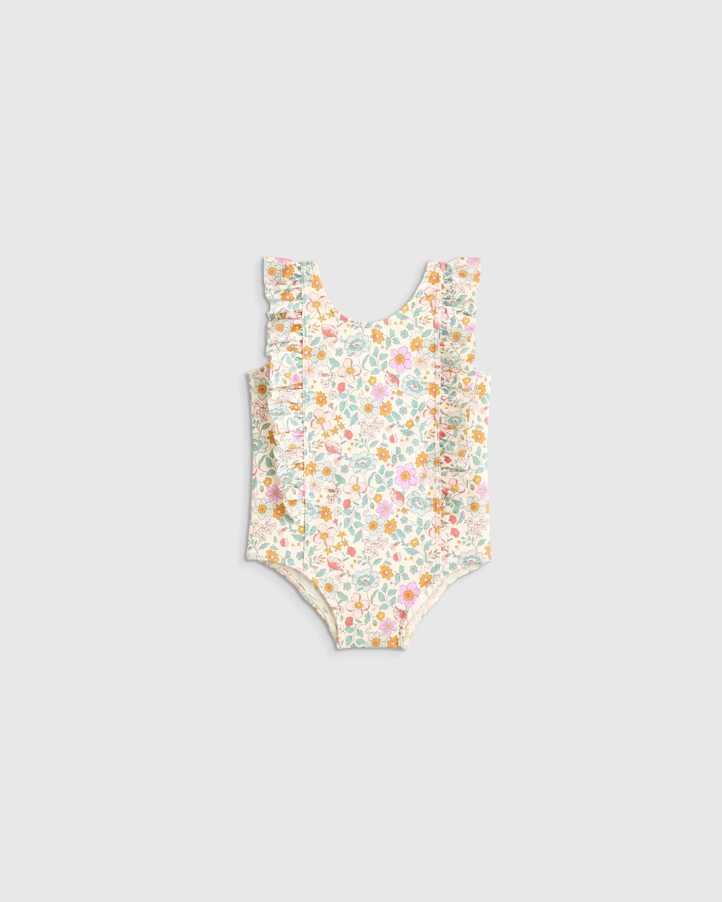 Ruffle One Piece Swimsuit - 0-3M / Pineapple