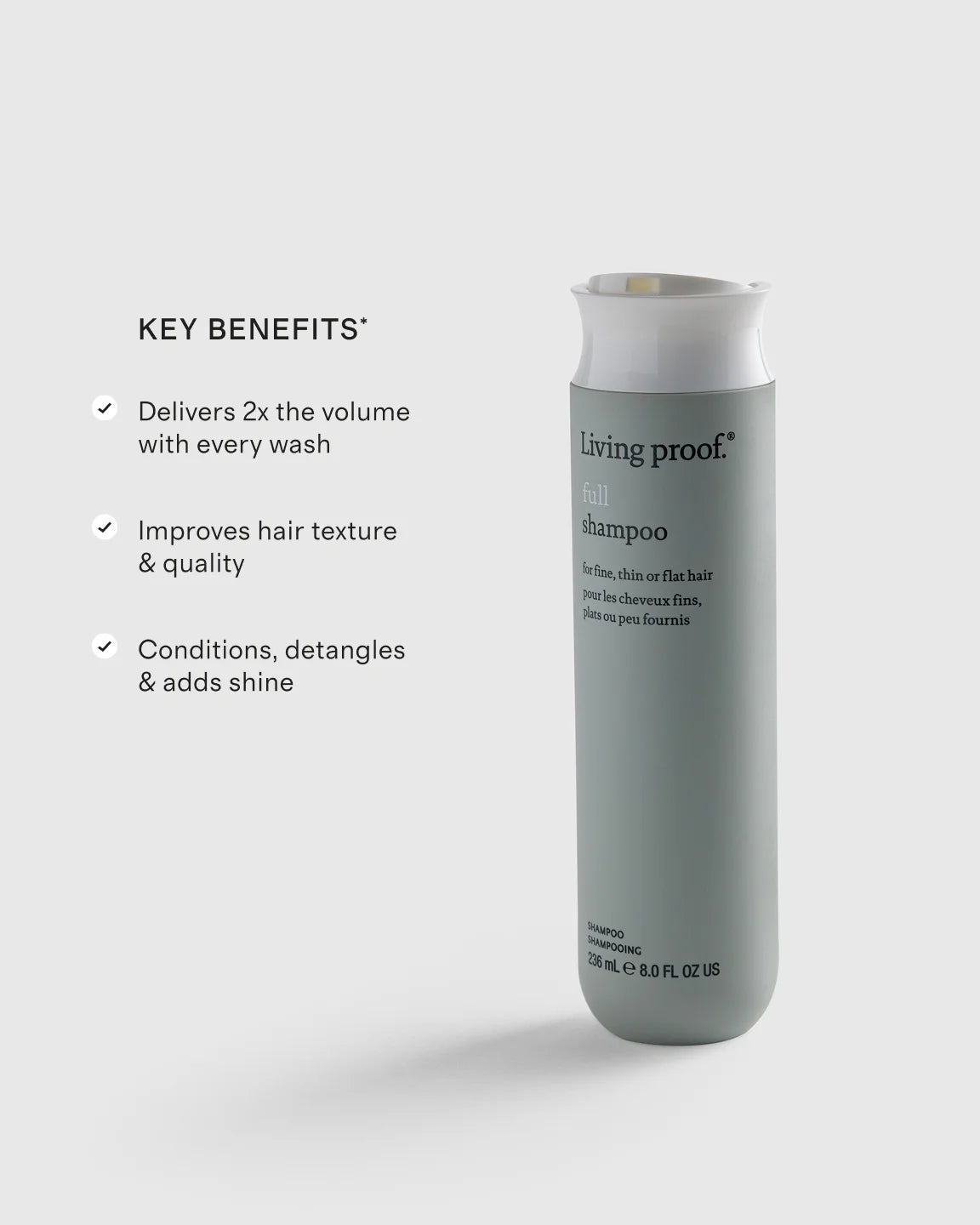 Full Shampoo 8 oz by Living Proof - One Size / No Color