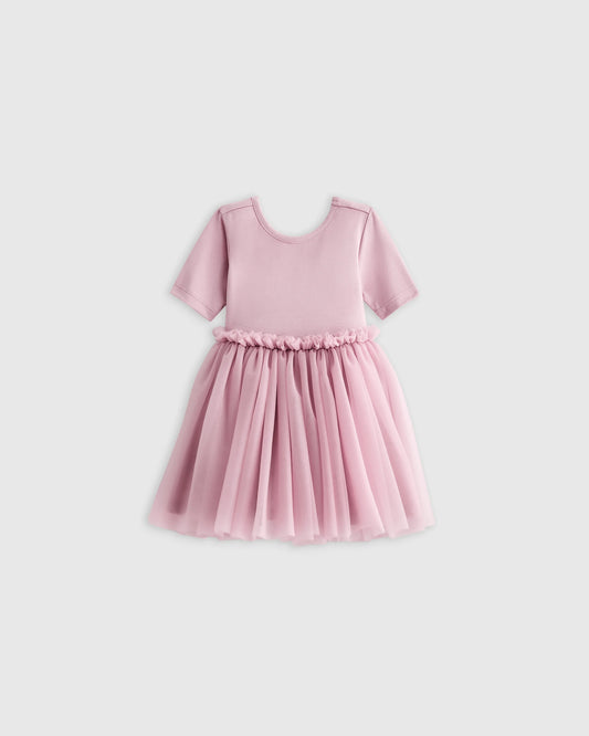 Organic Cotton Tulle Tutu Dress - 6-9M / Lilac Mauve