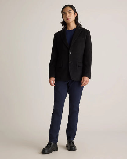 100% Mongolian Cashmere Blazer - S / Heather Graphite