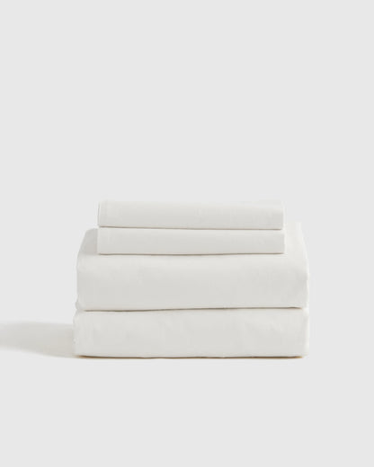 Organic Brushed Cotton Sheet Set - Twin / Toffee