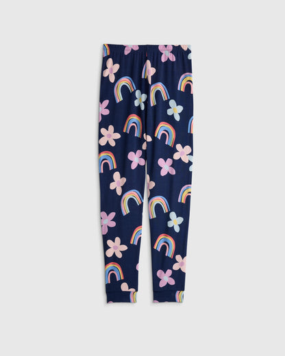 Bamboo Long Sleeve and Pant Pajama Set - 6 / Wildflower Dreams