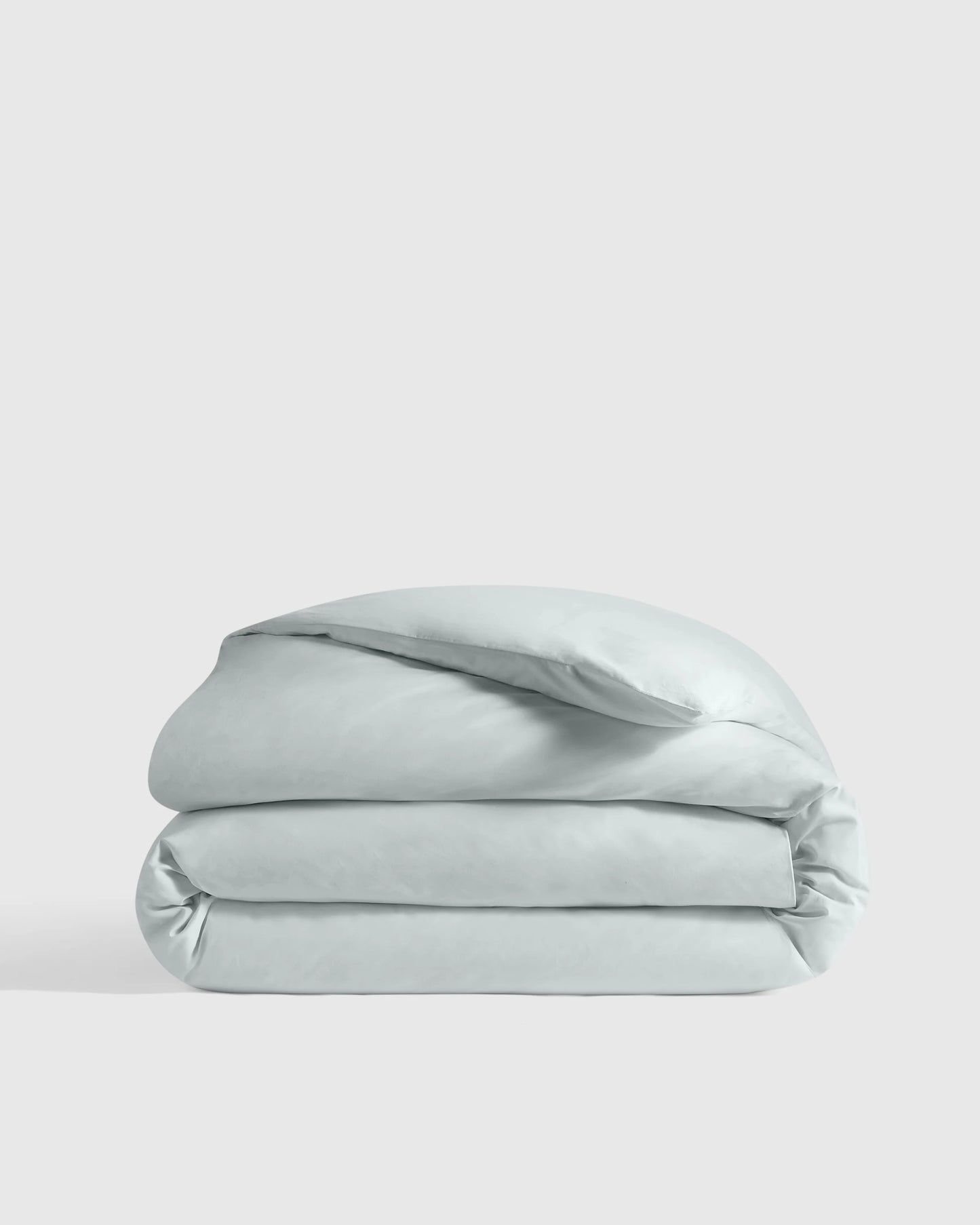 Organic Crisp Percale Duvet Cover - Twin / Ivory