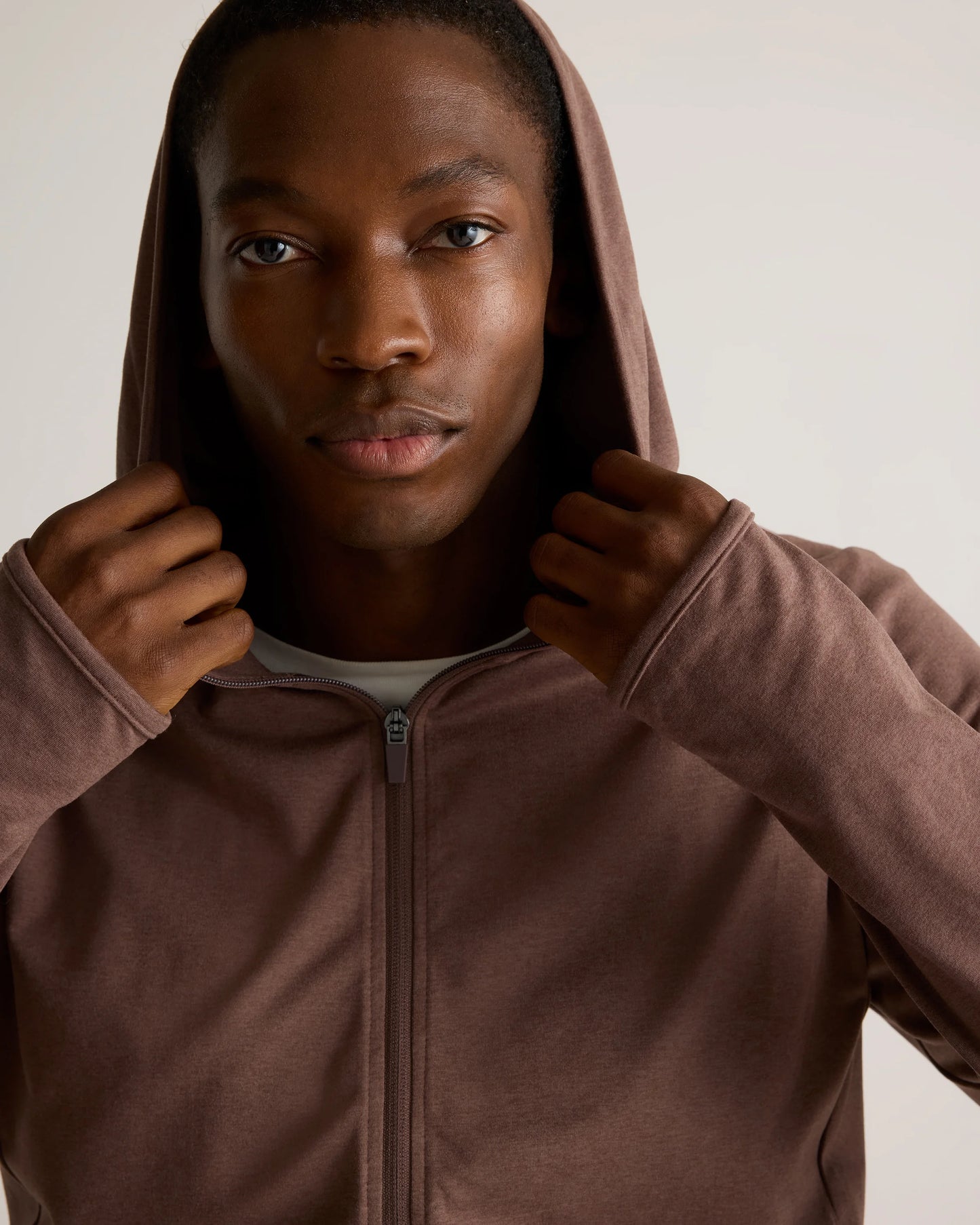 Flowknit Performance Zip Hoodie - S / Heather Grey