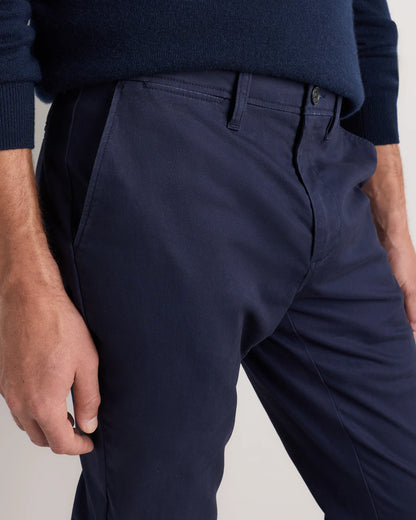 Organic Cotton Stretch Chino Pants - Slim - 30X30 / Stone