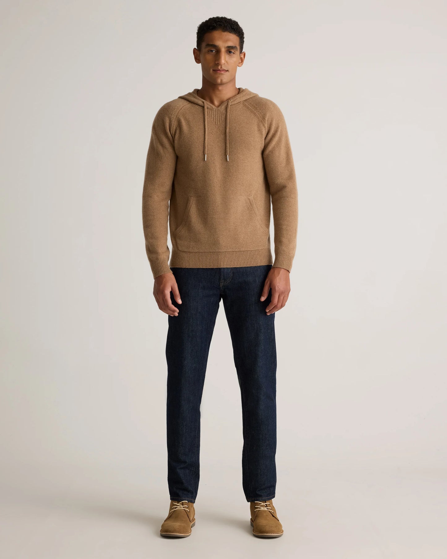 Mongolian Cashmere Pullover Hoodie - XS / Sea Spray Green