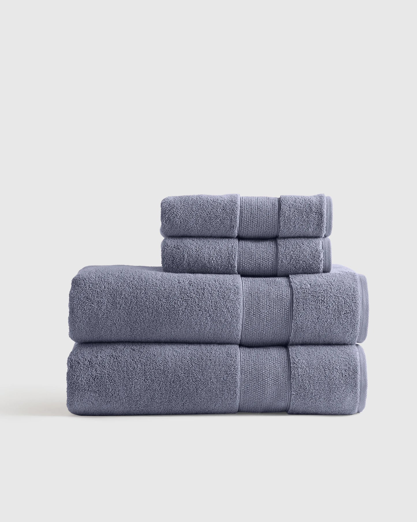 Classic Organic Turkish Cotton Bath Sheet Bundle (4 pieces) - One Size / White
