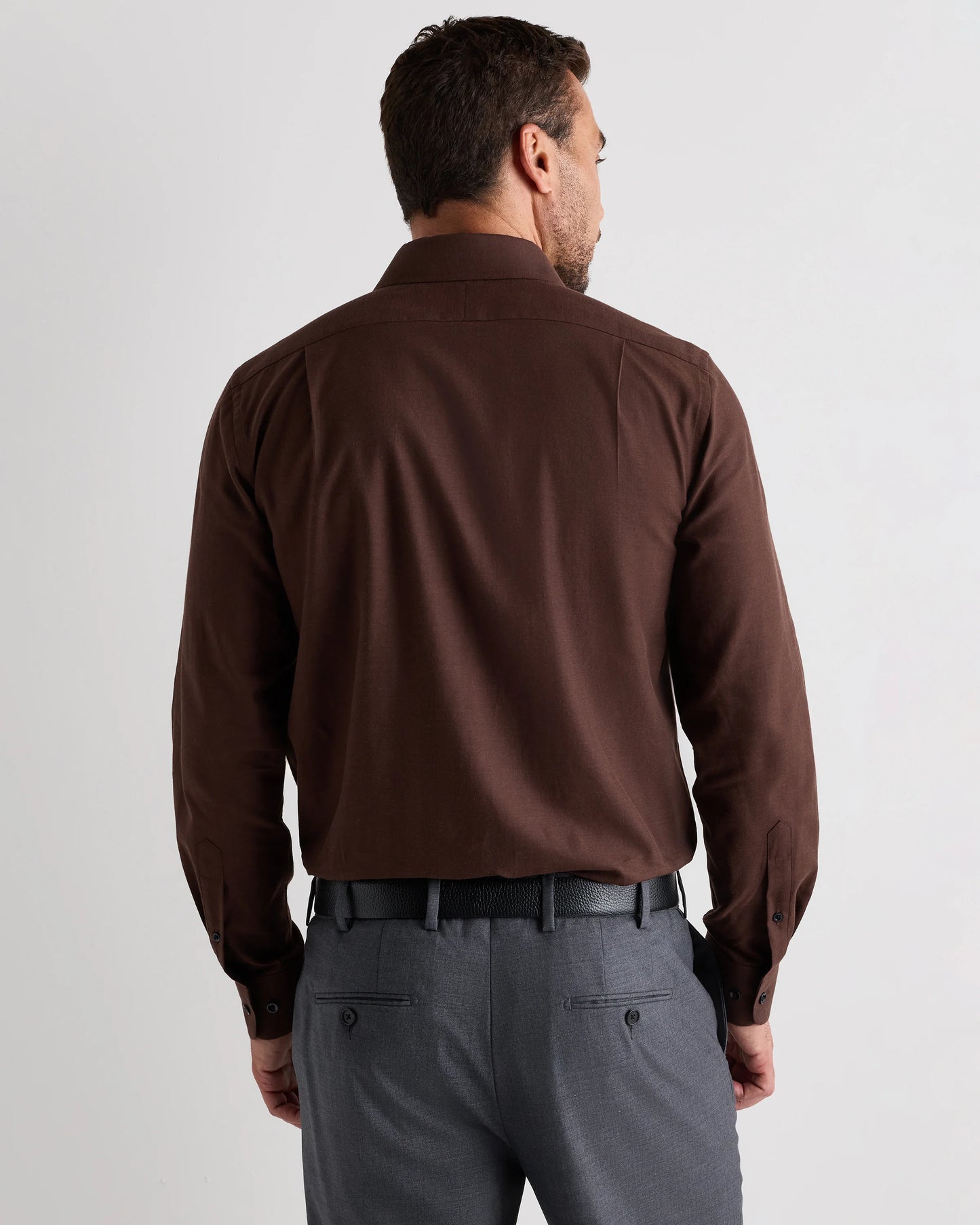Organic Cotton Cashmere Dress Shirt - XS / Pale Blue