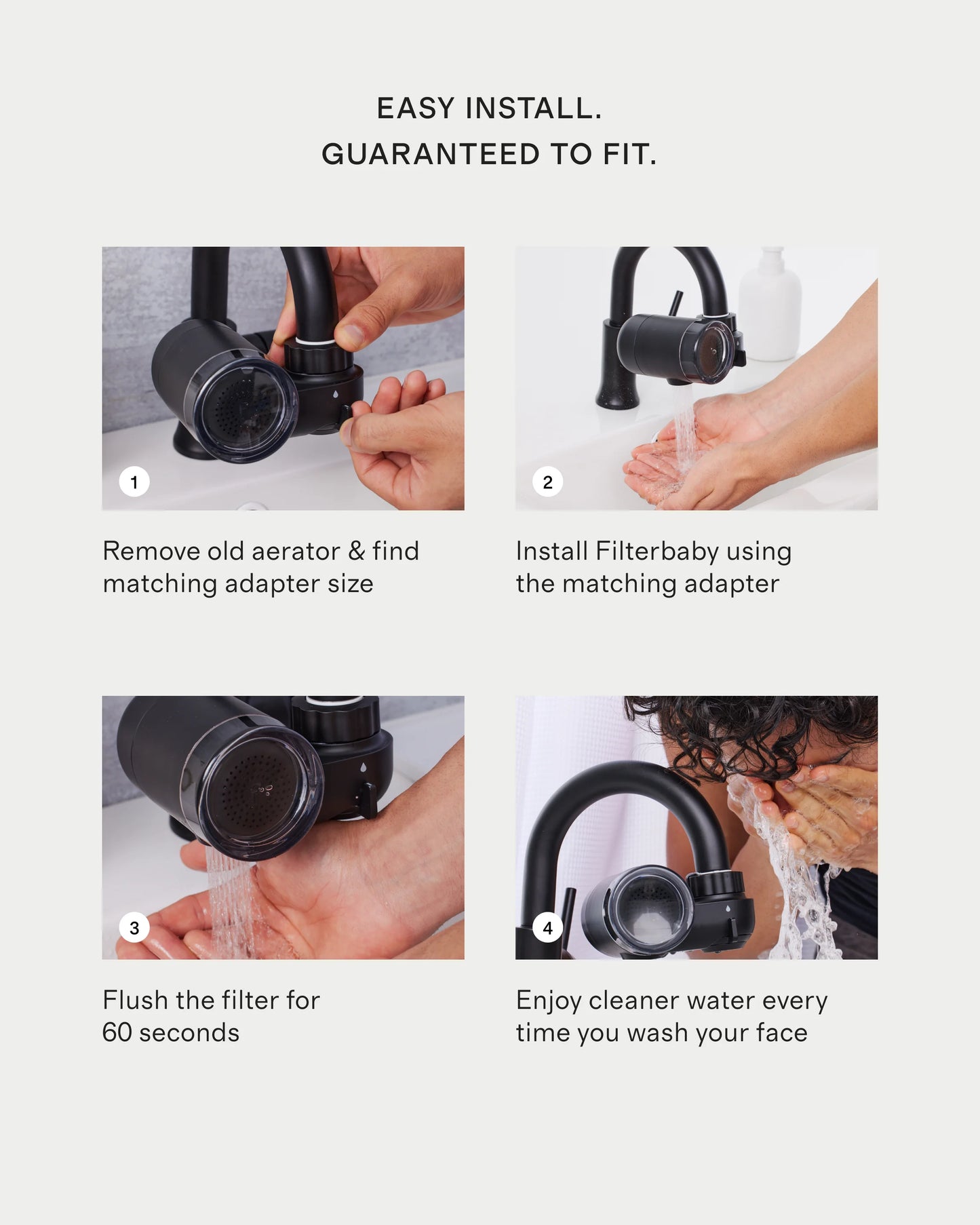 Skincare Faucet Filter by Filterbaby - One Size / White