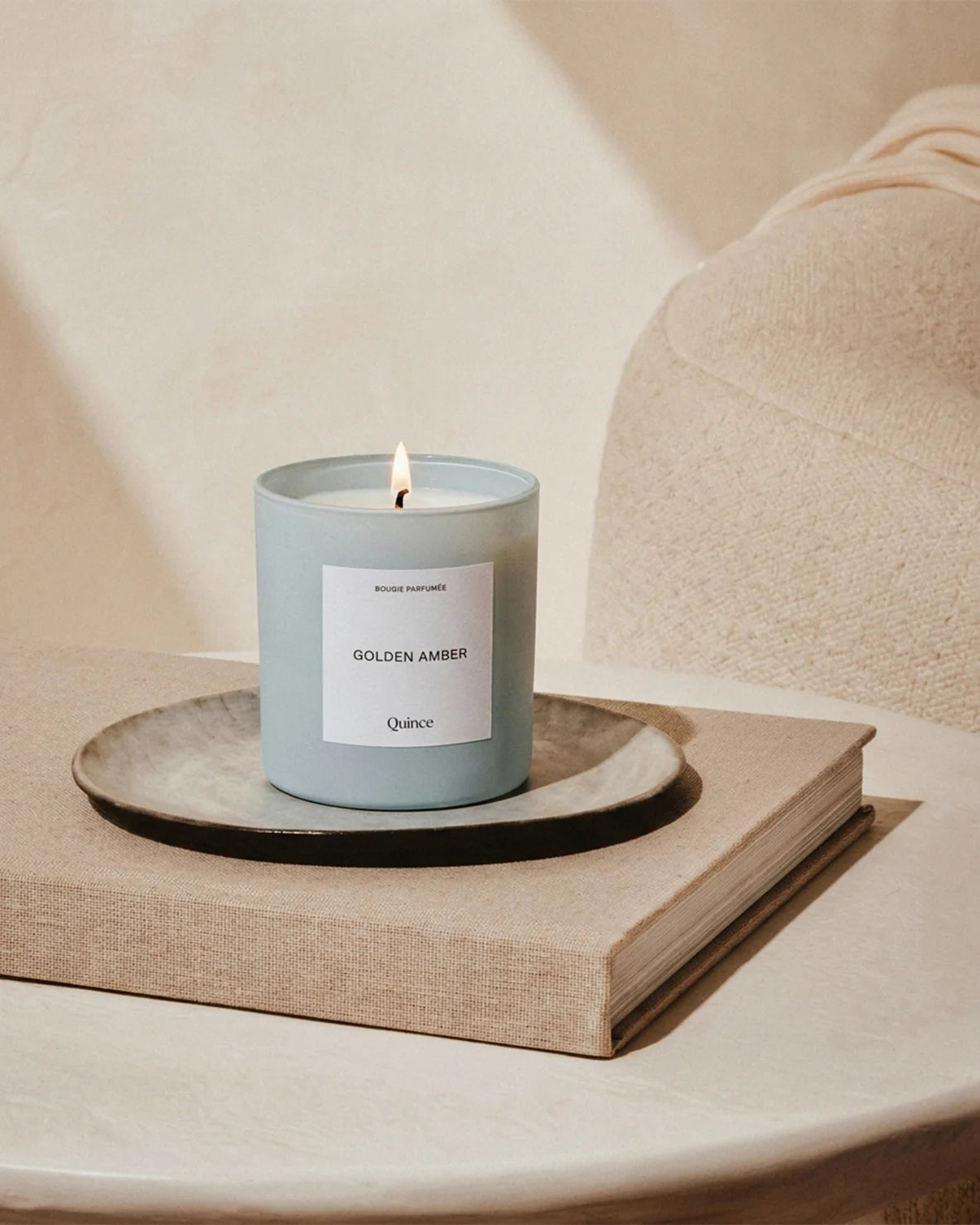 Golden Amber Candle - One Size / No Color
