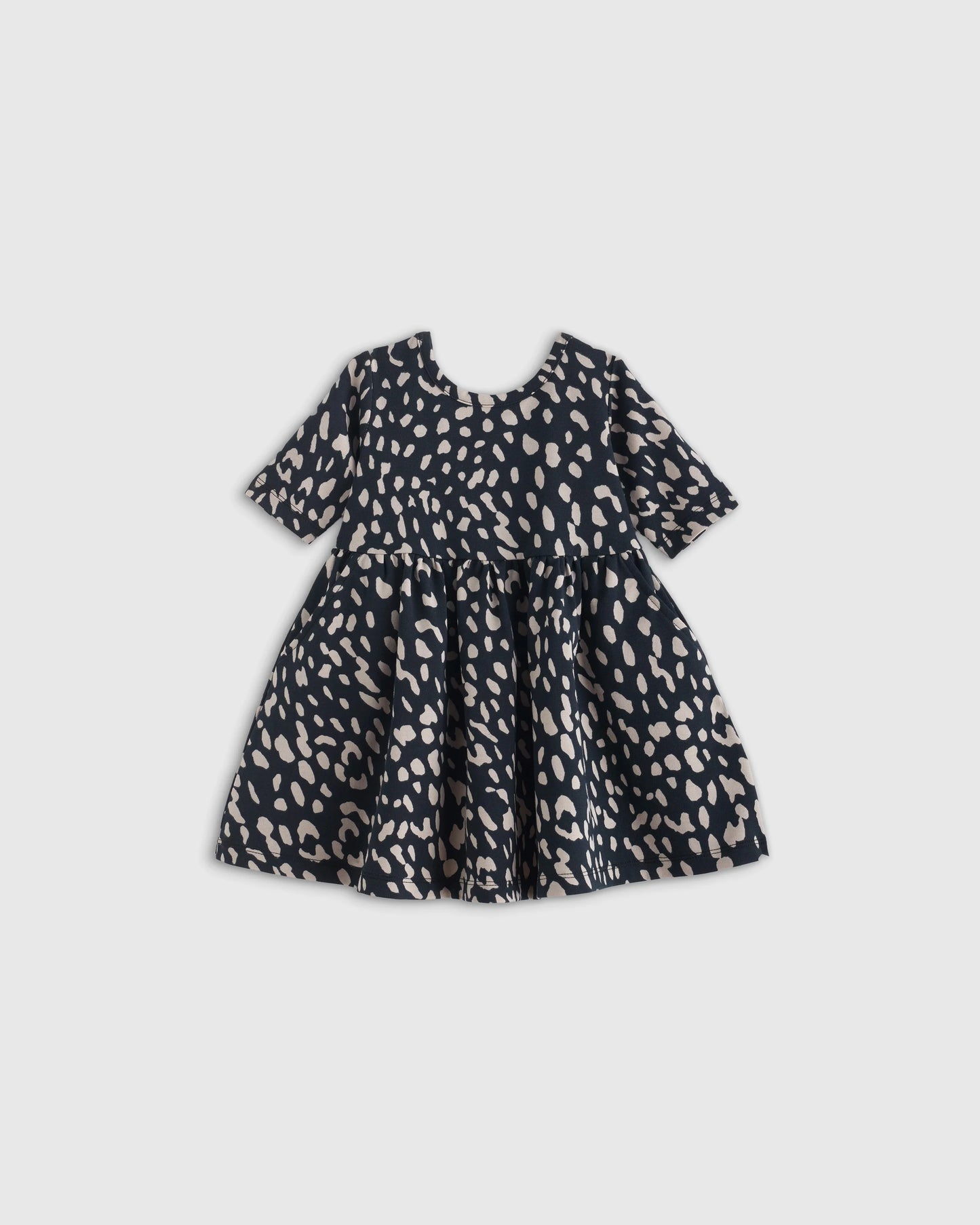 Organic Cotton Skater Dress - 3-6M / Animal Print