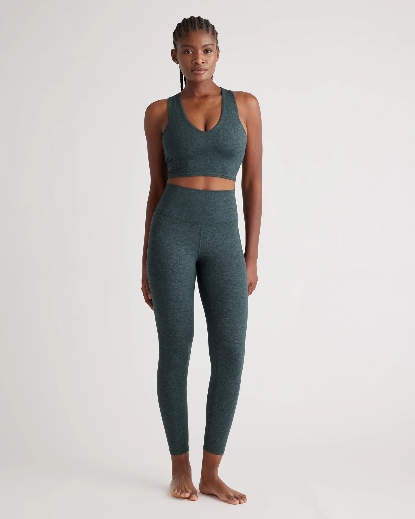 Ultra-Soft High-Rise Legging - XS / Heather Oatmeal