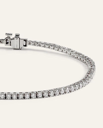 14K Gold Lab Grown Diamond Tennis Bracelet - 2ctw - 6.5" / Yellow Gold