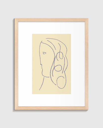Selene by Jeff Jackson - 21.25"x26.25" / Oak
