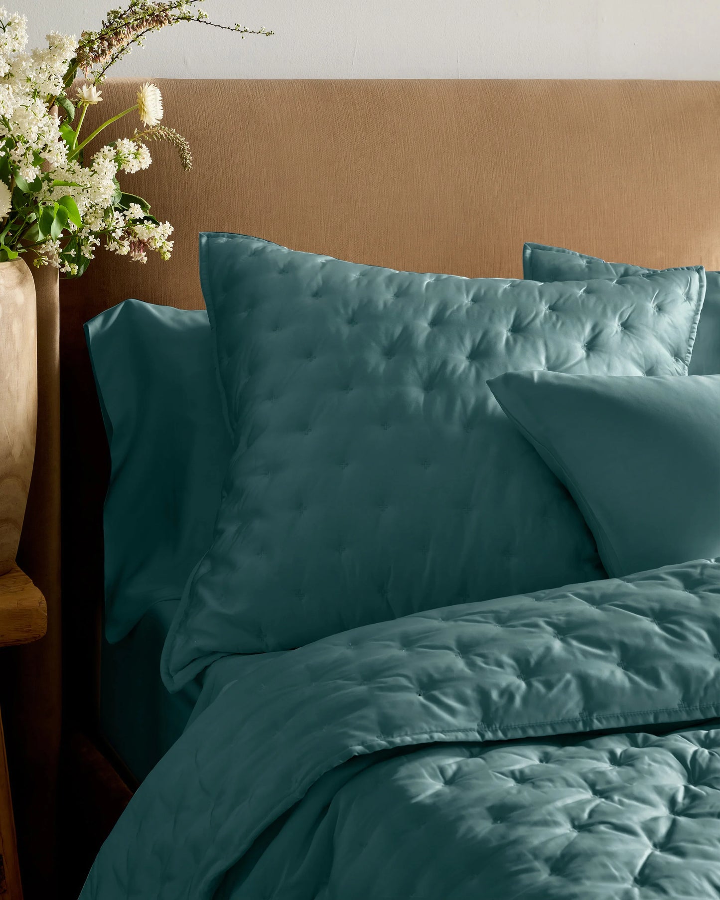 Bamboo Dream Quilted Euro Sham - Euro / Sage