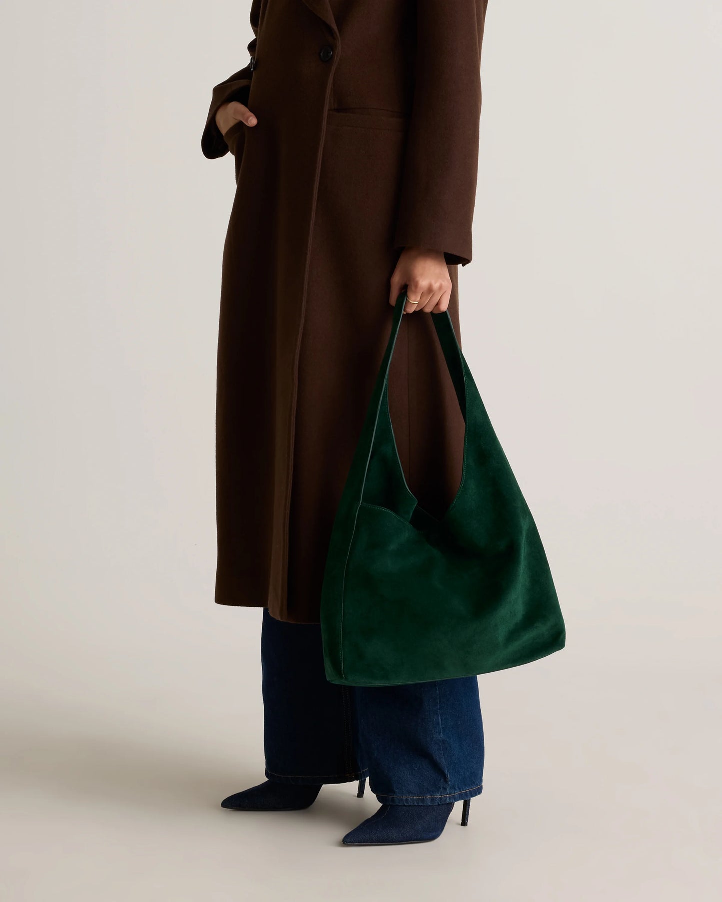 Esme Shoulder Bag - One Size / Pebble