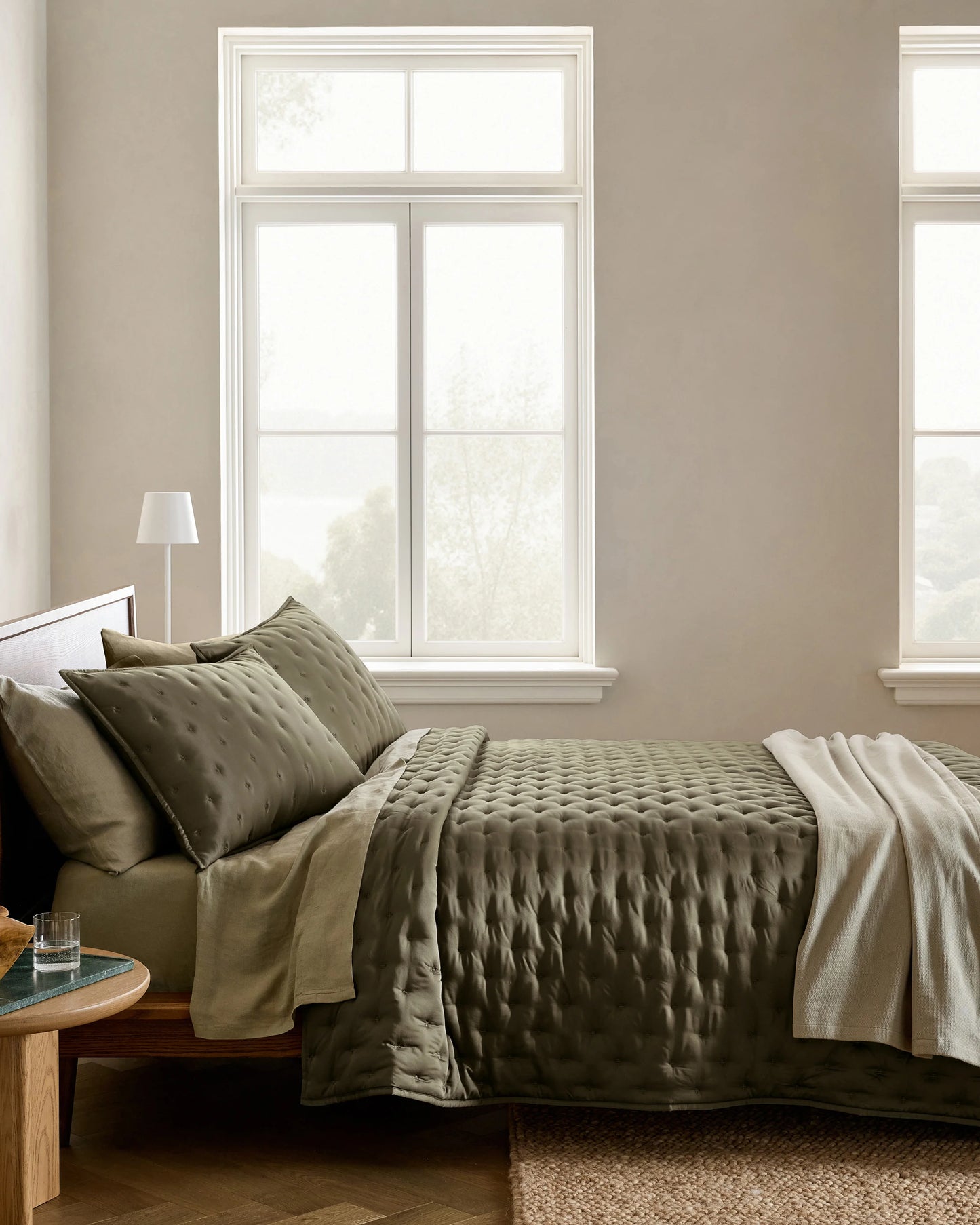 Bamboo Dream Quilt - Twin / Sage