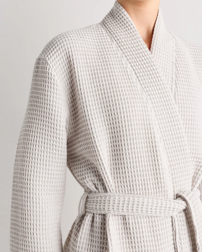 Organic Turkish Waffle Robe - XS / White