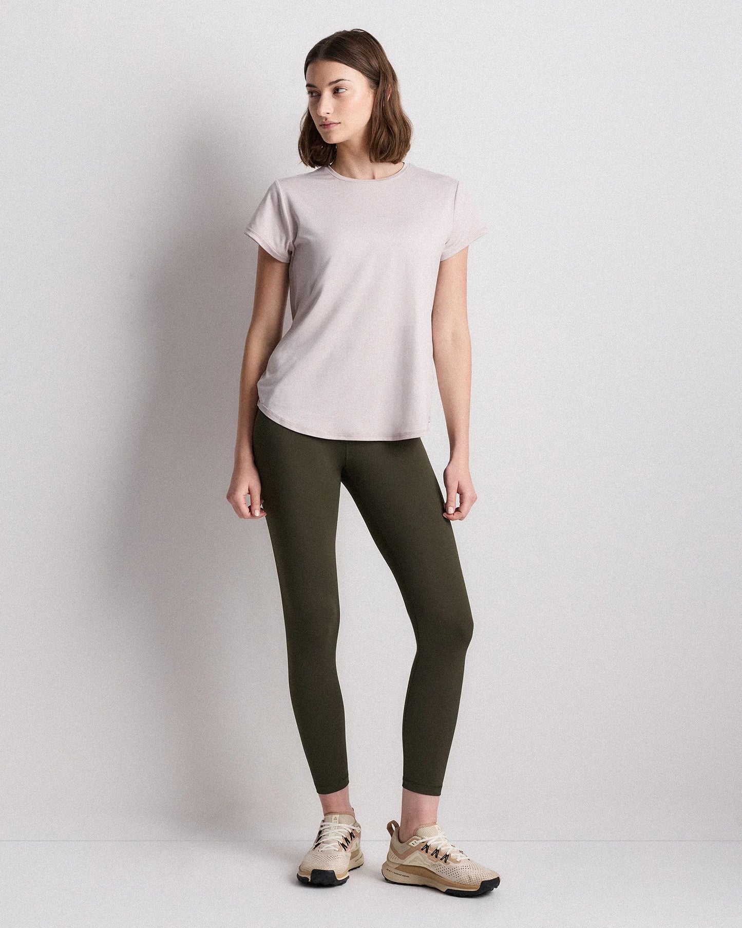 Flowknit Breeze Tee - XS / Heather Green