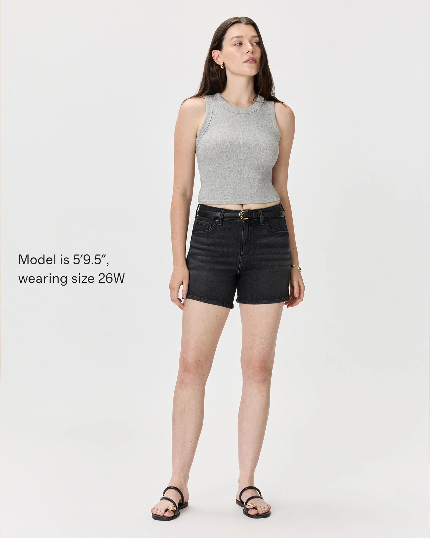 Bella Stretch Vintage Shorts - 24 / Obsidian Blue Fray