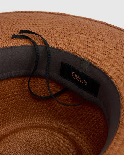Toquilla Straw Wide Brim Panama Hat - S / Natural