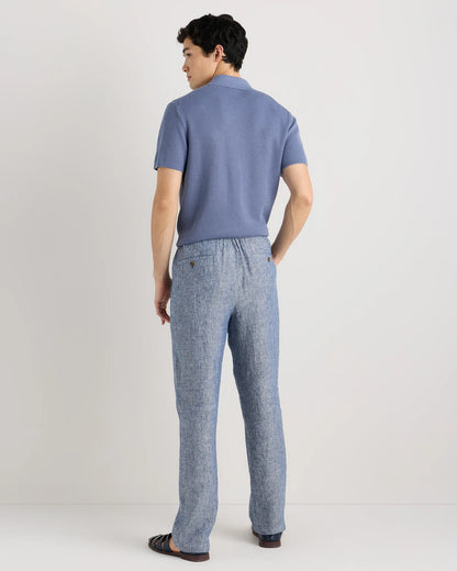 100% European Linen Pants - S / Bayberry Olive